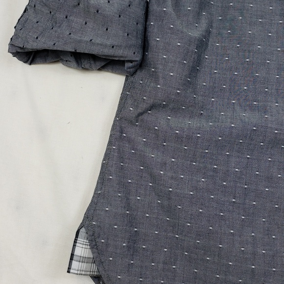 Airwalk Silver Button Down Shirt - Picture 3 of 5